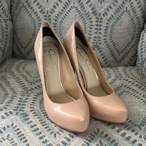Jessica Simpson Nude Patent 5in Heels
